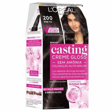 Imagem de Coloração Casting Creme Gloss L'Oréal Paris, 200 Preto