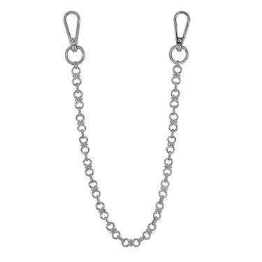 Imagem de Correntes para calças masculinas estilo hip-hop – corrente de jeans elegante com gancho grande para roupas urbanas, 22 Inches