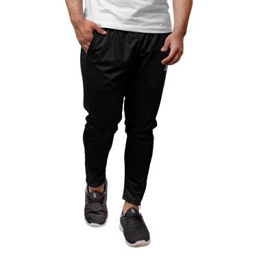 Imagem de Calça Futebol Slim Masculina Muvin - Conforto Térmico, Secagem Rápida, Ajustável na Cintura, Ideal para Futebol, Academia, Corrida e Treino Funcional (BR, Alfa, GG, Regular, Regular, Preto)