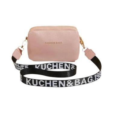 Imagem de Bolsa Transversal Casual Feminina Com Alça Larga, Bolsa De Mão Pequena