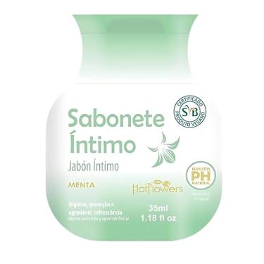 Imagem de Sabonete Íntimo Líquido, 35 ml, Karité, Morango Champanhe e Menta, Proteção e Refrescância (verde - Menta)