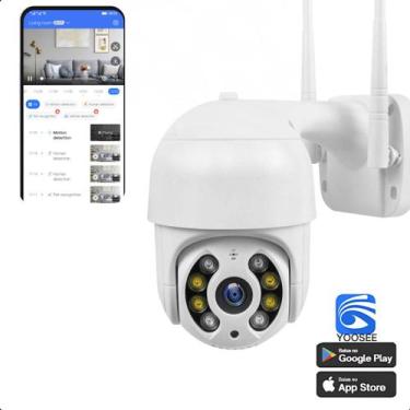 Imagem de Câmera Residencial 360 Prova D'água Gira Wifi Branco - FAZA