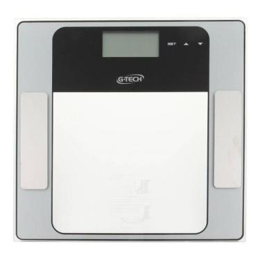 Imagem de Balança corporal digital G-Tech Glass 7 FW transparente, até 150 kg