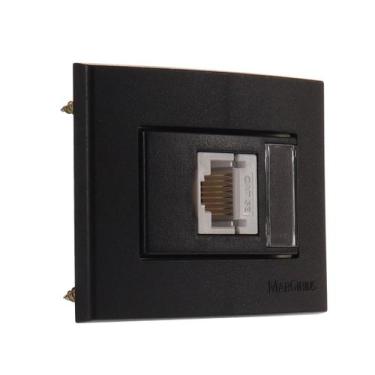 Imagem de Conjunto para Moveis planejados Mdf Tomada Informática Keystone Rj45 C