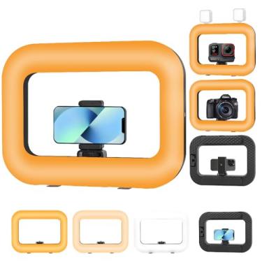 Imagem de Ring Light, Ringlight, Celular Luz para Gravar Video, Kit de Vídeo para Smartphone Portátil Led Ring Light Estabilizador de Vídeo Selfie