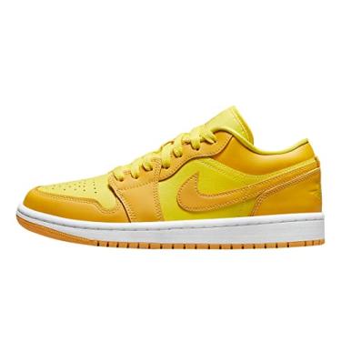 Imagem de Women's Jordan 1 Low Yellow Strike/Pollen-White (DC0774 700) - 5.5