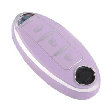 Imagem de Nissan Qashqai X-Trail Juke Kicks Pathfinder Key Case Capa TPU Fob She
