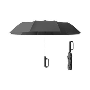 Imagem de Guarda-chuva Automático Grande Para Homens E Mulheres Com Fivela De An