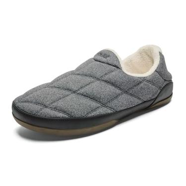 Imagem de OLUKAI Pantufa masculina Puku'i, Sombra escura/pedra vulcânica, 46