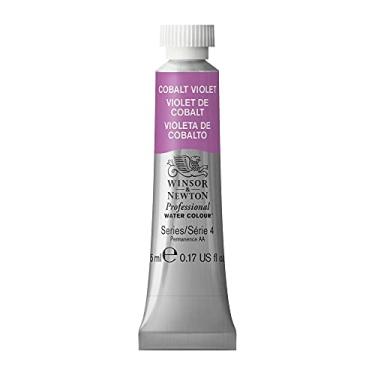 Imagem de Winsor & Newton 8840311 Tinta aquarela profissional, aquarelas de qualidade artística vívida, alto brilho de cor e luminosidade, não desbota, qualidade de arquivo, tubo de 5 ml - roxo cobalto