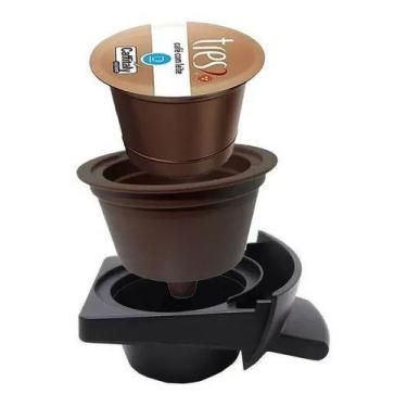 Imagem de Adaptador Cápsulas 3 Corações Para Cafeteira Dolce gusto MARROM - GROT