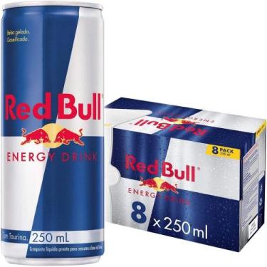 Imagem de Kit 8 Energético Red Bull Energy Drink 250ml Cada
