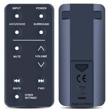 Imagem de RETROSUN Controle remoto de substituição compatível com alto-falante ZVOX AccuVoice Sound Bar TV AV120 AV200 AV257 AV355 AV357 SB380 SB400 SB500 SB700 AV157 AV203
