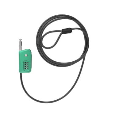 Imagem de UP Security Trava de cabo combinada de 1,8 m – reinicializável de 4 dígitos, resistente, à prova de intempéries, resistente a cortes, ideal para bicicletas, caiaques, câmeras de trilha e equipamentos