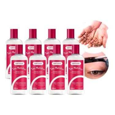 Imagem de Kit 8 Tira Manchas de Henna da Pele Removedor Sabonete Líquido Suavene