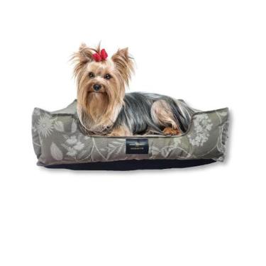 Imagem de Caminha Pet Cachorro & Gato- Impermeável- Acquablock- M - Bege Floral 