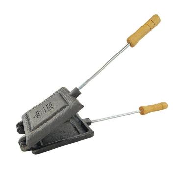 Imagem de Sanduicheira Ferro Fundido Antiga Um Pão Casa E Jardim