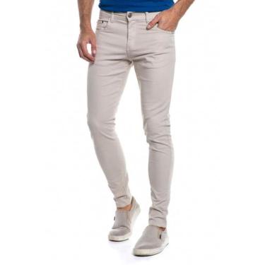 Imagem de Calça Sarja Masculina Básica Polo Wear Bege Claro, Bege claro, 46