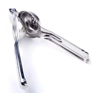 Imagem de Espremedor Limão Aço Inox Profissional Alta Durabilidade Fácil Extração