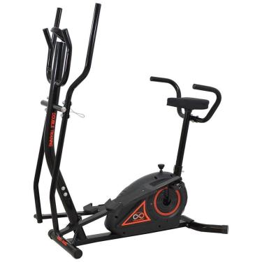 Imagem de Elíptico 2x1 Double Training Monitor 5 Funções Poli Sports-Unissex