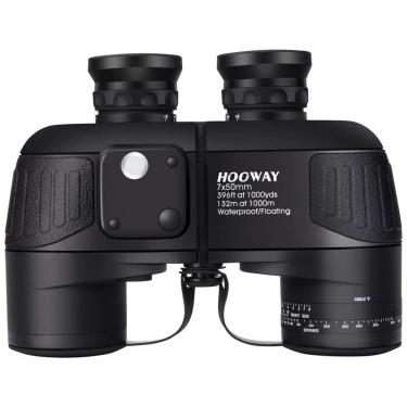 Imagem de Binóculos 7x50 À Prova d e Telêmetro Interno, Visão 1000 Metros, HOOWAY 01 0750 06, Preto