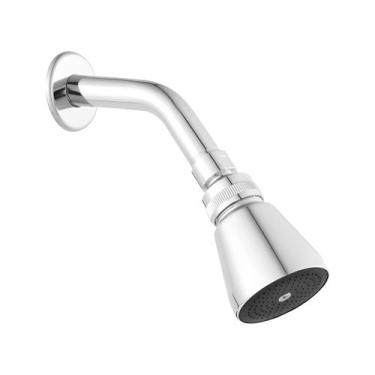 Imagem de Ducha Chuveiro Articulado Aquecedor Gás Solar Cromado Metal - BECAZZA