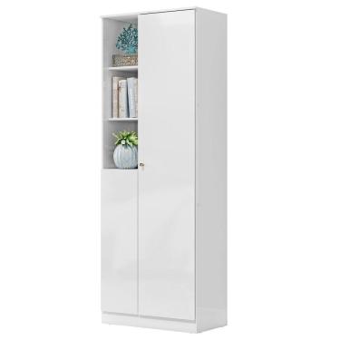 Imagem de Armario Multiuso 181 cm MDP 2 Portas LIN MU001 Branco MXM
