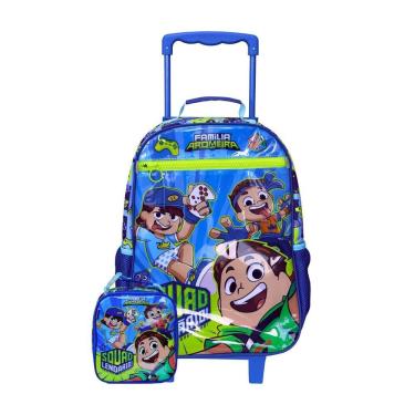 Imagem de Kit Escolar Mochila De Rodas + Lancheira Família Arqueira