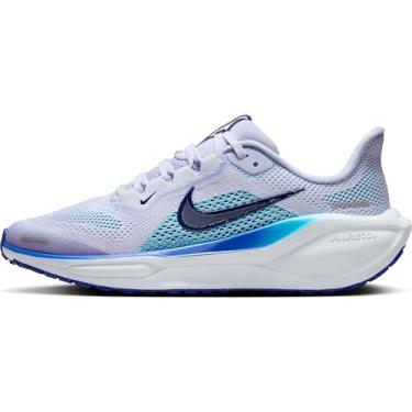 Imagem de Nike Pegasus 41 Tênis de corrida infantil grande (FN5041-004, fantasma/cinza futebol/noite profundo/azul vazio), Fantasma/Blue Void/cinza futebol/noite profunda, 18