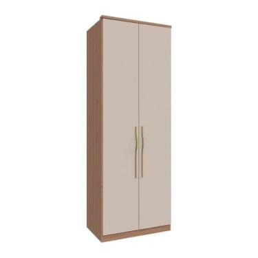 Imagem de Guarda Roupas Modulado 2 Portas 3 Gavetas 841mm Setiba Plus Rimo Carva