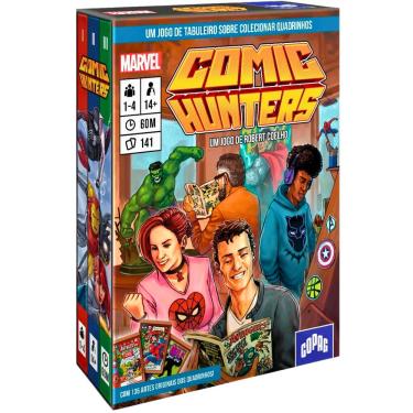 Imagem de Jogo de Tabuleiro e Cartas Marvel Comic Hunters Copag