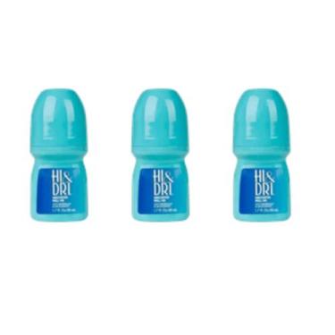 Imagem de Hi & Dri Roll-on Unscented Kit 3 Un - Desodorante Azul 50ml
