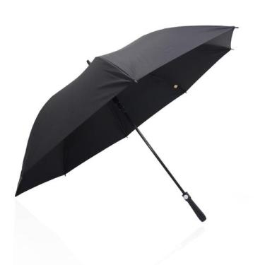 Imagem de Guarda Chuva Automático Preto Tecido Duplo Grande Reforçado - FP Eletr