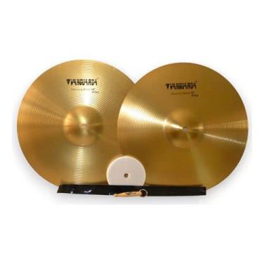 Imagem de Prato Par Fanfarra Marching Band Alloy 14 Percussão Kit - Vanguarda