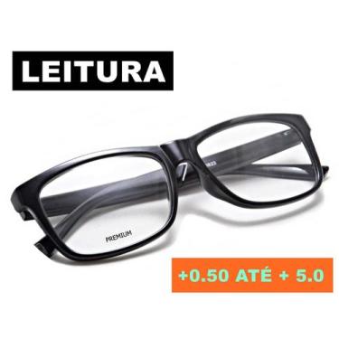 Imagem de Óculos Com Lente de Grau Para Leitura Masculino Feminino de + 0.50 a +