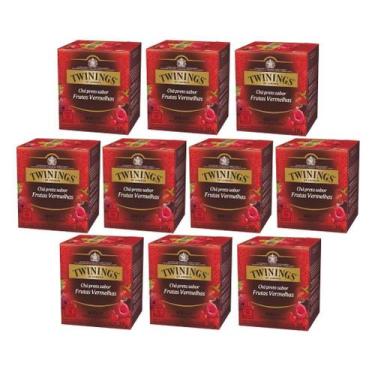 Imagem de 100 Sachês, Chá Twinings, Frutas Vermelhas - 11655, Frutas Vermelhas