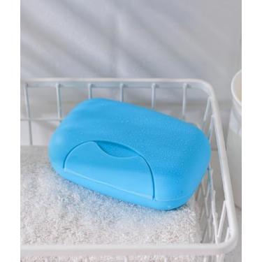 Imagem de Suporte de caixa de sabonete, saboneteira portátil de viagem para banheiro