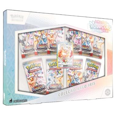 Imagem de Pokémon Box Evoluções Prismáticas Coleção Eevee Arco Íris - Copag