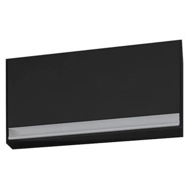 Imagem de Armário Aéreo Geladeira 60Cm 1 Porta Basculante Preto