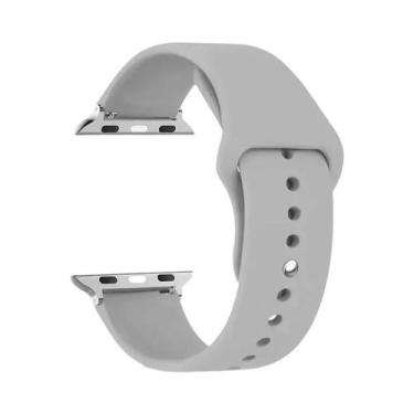 Imagem de Pulseira De Silicone Para Apple Watch 44mm 45mm 40mm 41mm 42-38mm, Bra