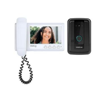 Imagem de Videoporteiro Residencial com Monofone IVR 7 Intelbras - Segurança e P