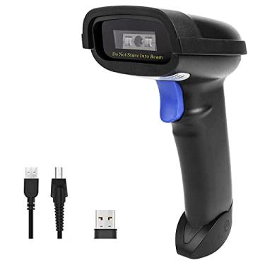 Imagem de NETUM Bluetooth Barcode Scanner, compatível com 2.4G Wireless & Bluetooth Function & Wired Connection, Connect Smart Phone, Tablet, PC, CCD Bar Code Reader Funciona com Windows, Mac, Android, iOS