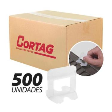 Imagem de Espacador Nivelador Cortag 1,0 Mm Smart C/ 500 Pcs