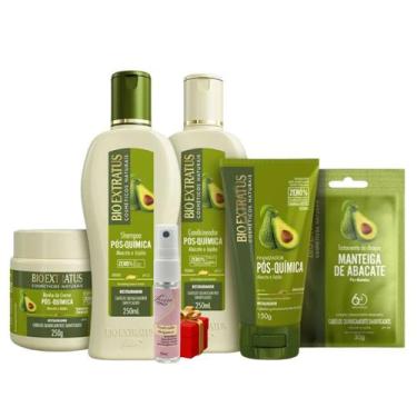Imagem de Kit Tratamento restaurador Pós Quimica Bio Extratus + Presente Lourre 