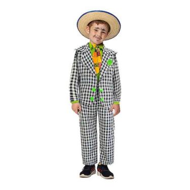 Imagem de Roupa Infantil Masculina Festa Junina Conjunto Completo Jeca Tatu - Fa