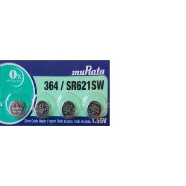 Imagem de Bateria 364 SR 621SW Sony/Murata Botão Relógio Cartela 4 Un