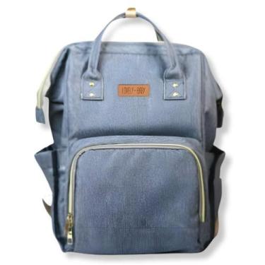 Imagem de Mochila Bolsa Maternidade Expansível Lovely Baby Cinza ou Preta Guarda