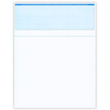 Imagem de Papel cheque em branco - Estoque de verificação de segurança para impressoras a laser e jato de tinta - compatível com QuickBooks e OnlineCheckWriter - vários tamanhos de pacote (100 folhas)