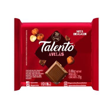Imagem de Chocolate Garoto Talento ao Leite com Avelãs 25g
