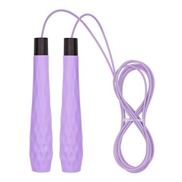 Imagem de FEELCAT Corda de pular infantil leve ajustável alça antiderrapante corda de pular 2 metros dupla sob velocidade corda de pular rápida sem parafusos, rotação de 360 graus para homens, mulheres e